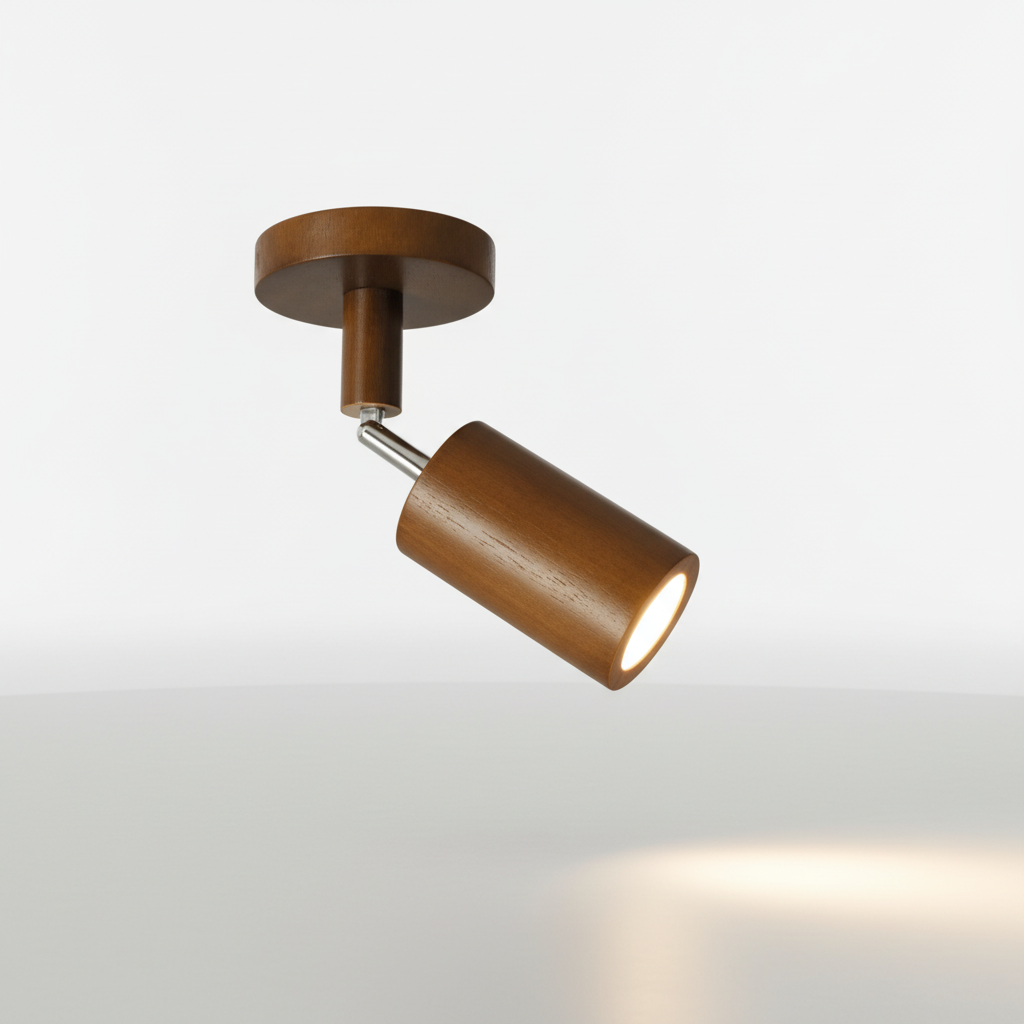 Wooden Adjustable Spotlight