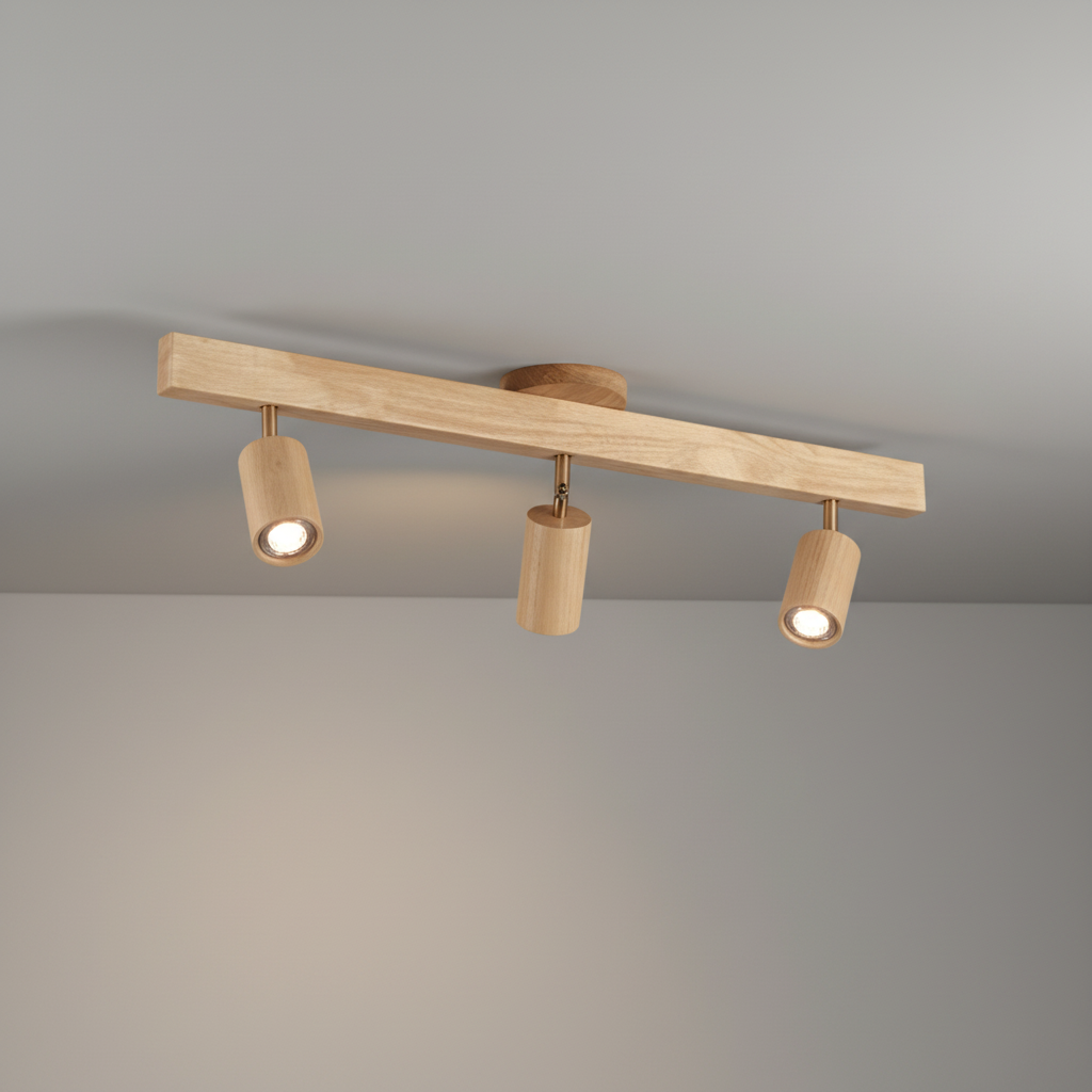 Wooden Adjustable Spotlight