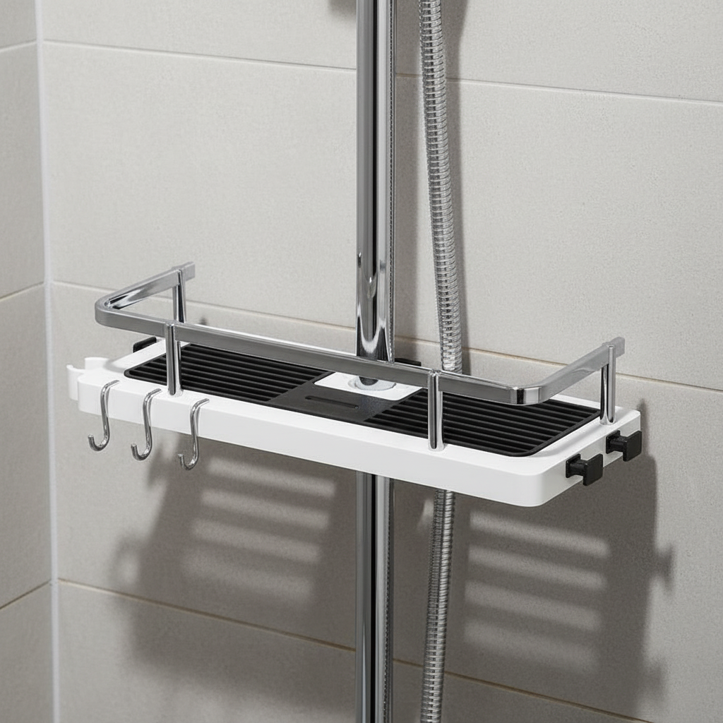 Expandable Shower Storage Shelf for Bathroom