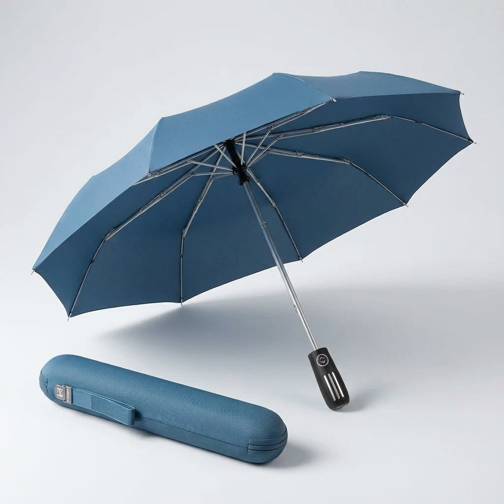 Double-Sided Walking Umbrella with Reinforced Design – DryFlip