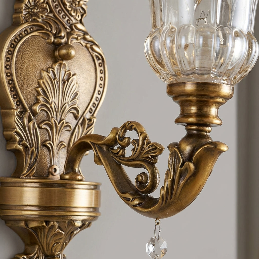 Retro Style Wall Light Fixture