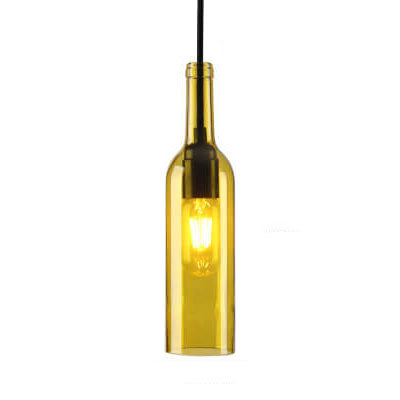 ChromaGlow | Vibrant Glass Industrial Hanging Light Fixture
