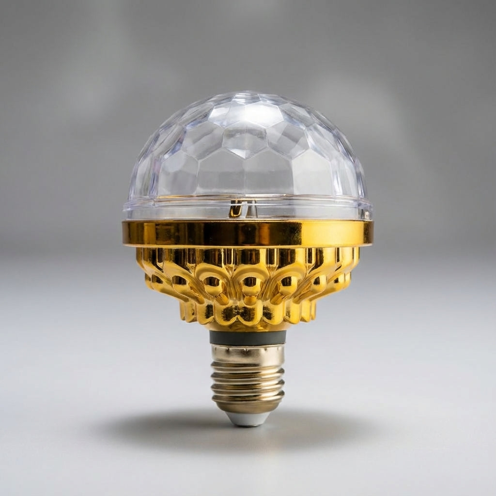 DiscoGlow | LED Rotating Light Bulb for Ultimate Party Vibes