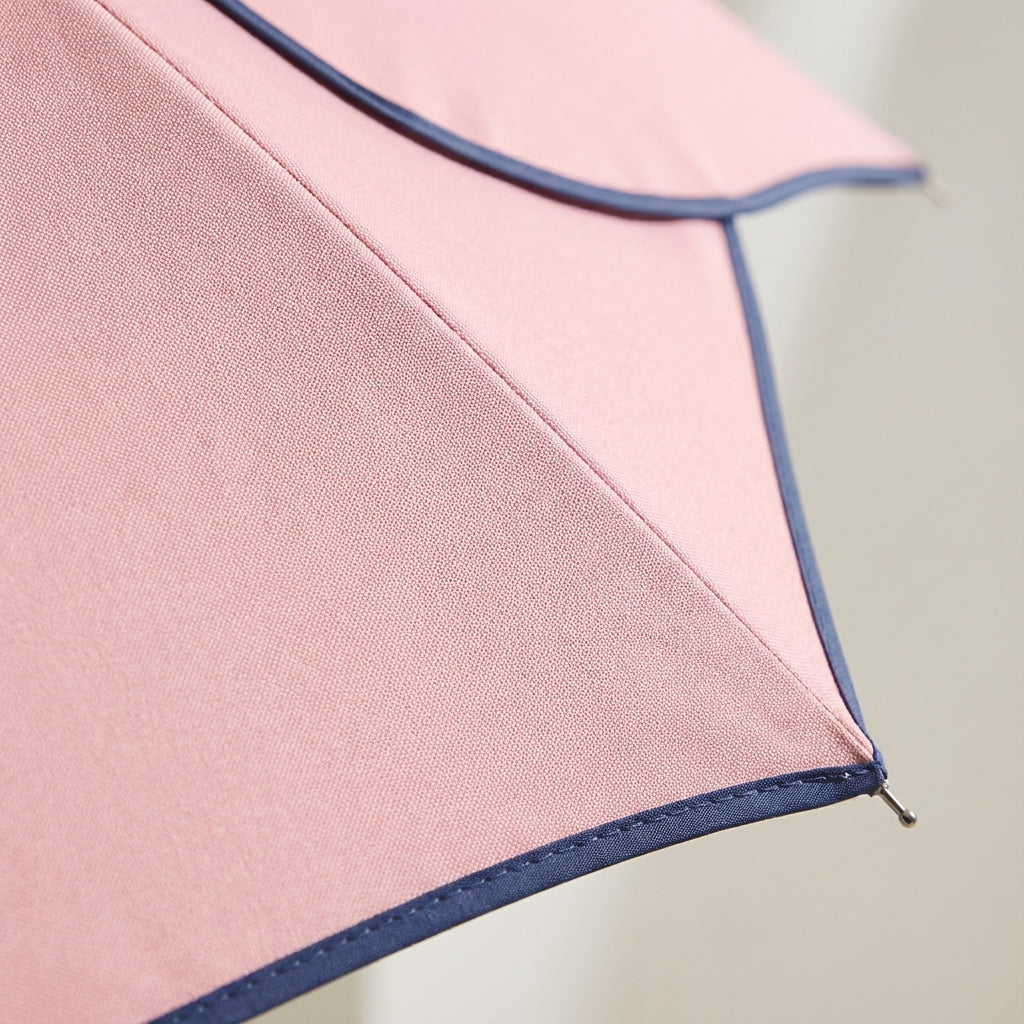 Floral Pattern Women's Umbrella – Wooden Handle