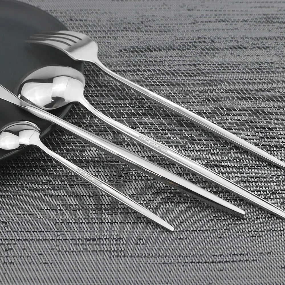 Stainless Steel Cutlery Set of 24 Pieces
