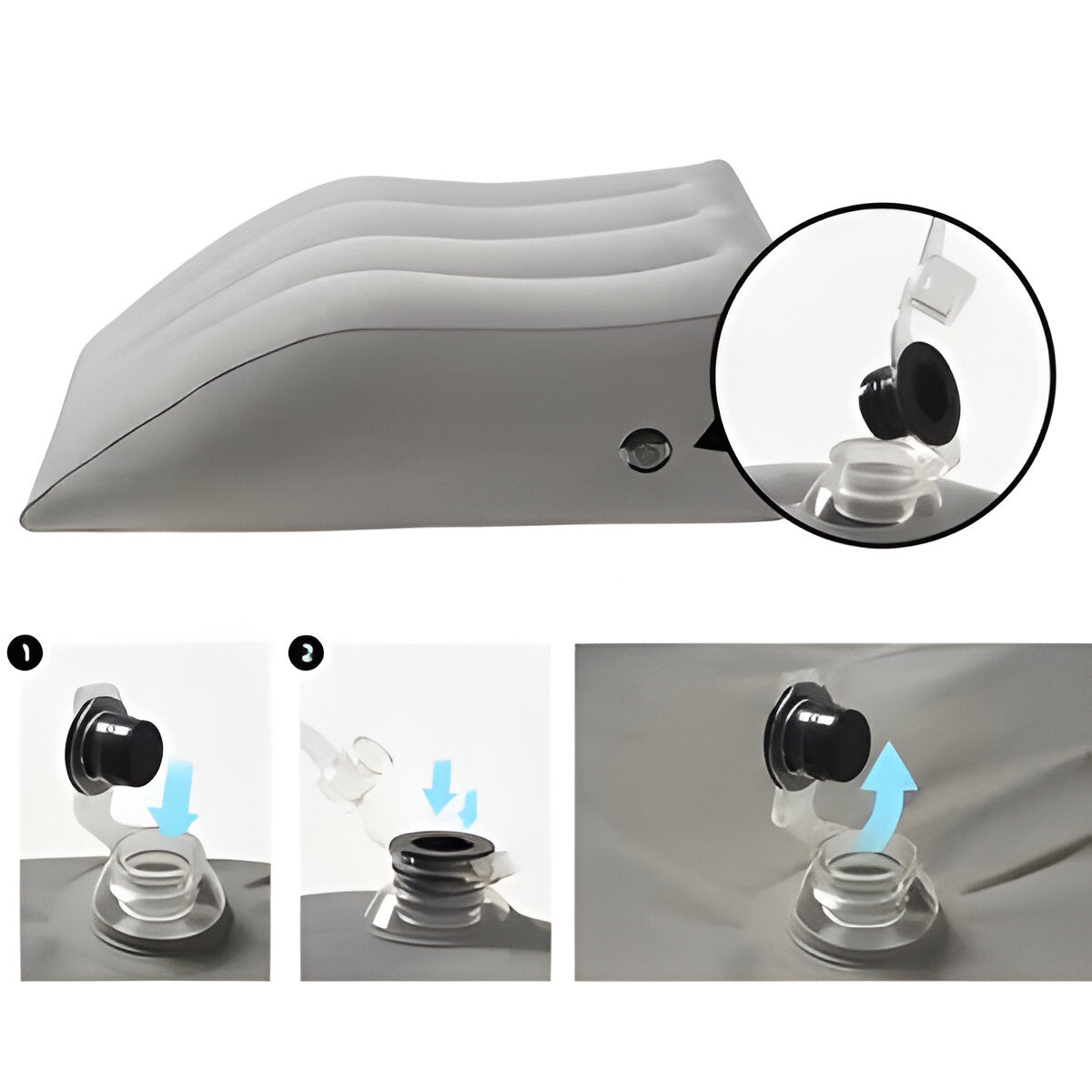 Adjustable Inflatable Leg Rest Pillow for Ultimate Comfort