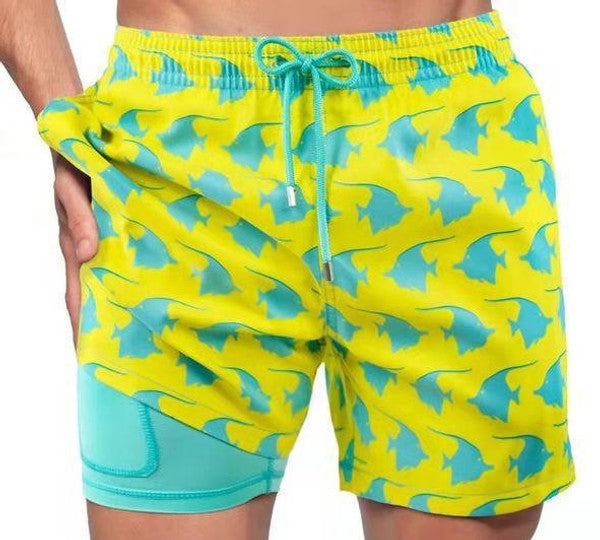 Comfort-Driven Swim Shorts with Breathable Lining