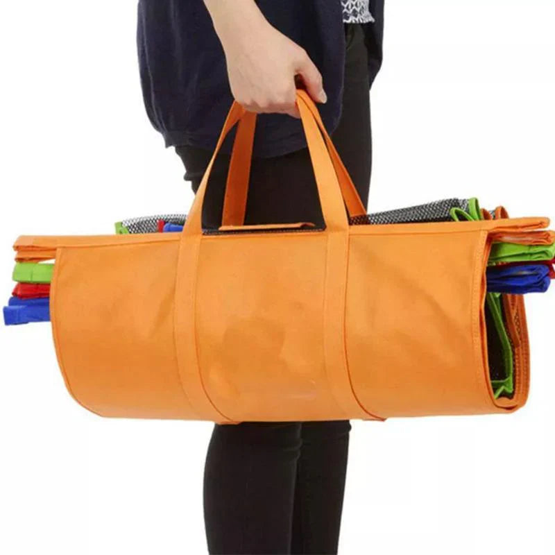 Spacious Cart-Compatible Grocery Tote for Effortless Shopping