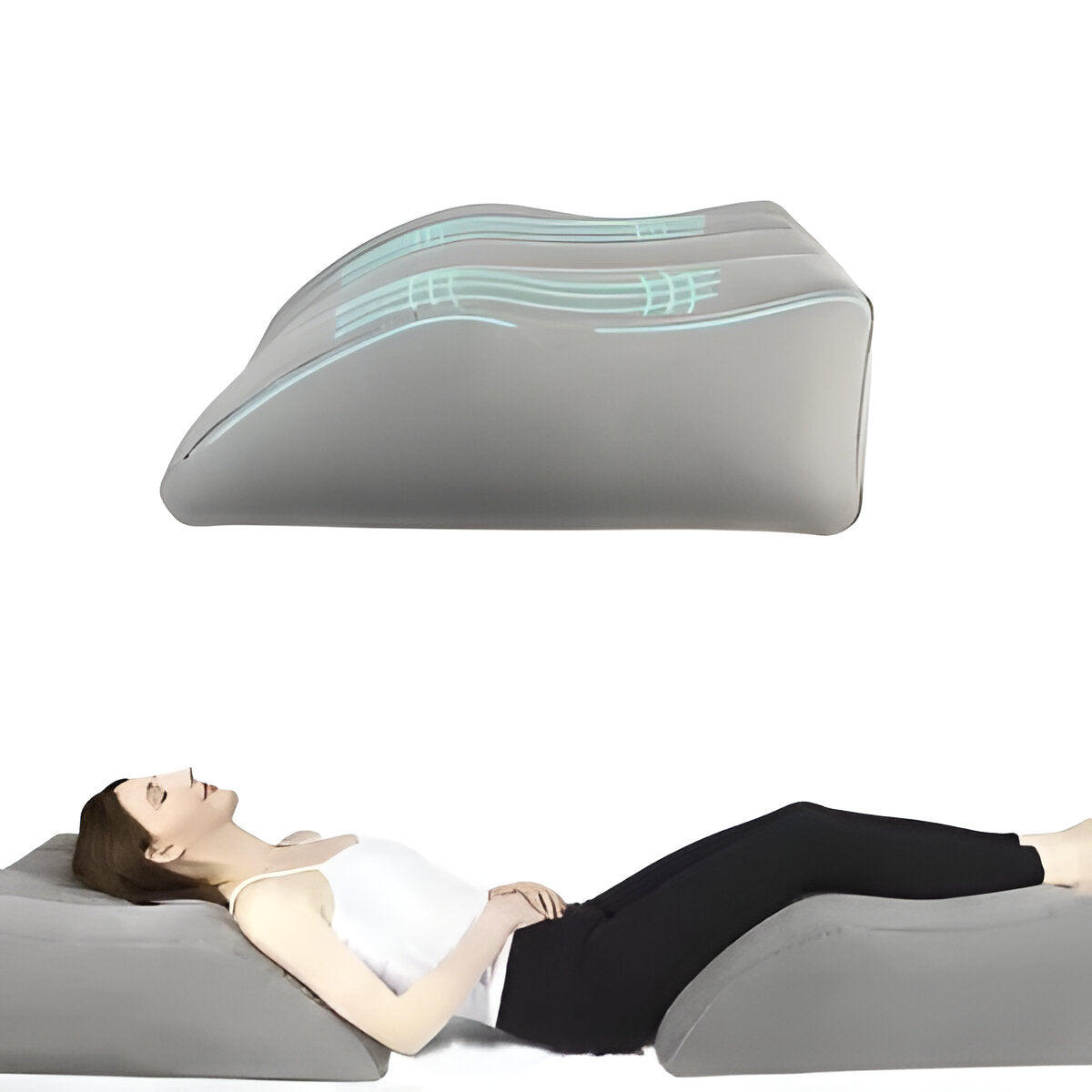Adjustable Inflatable Leg Rest Pillow for Ultimate Comfort