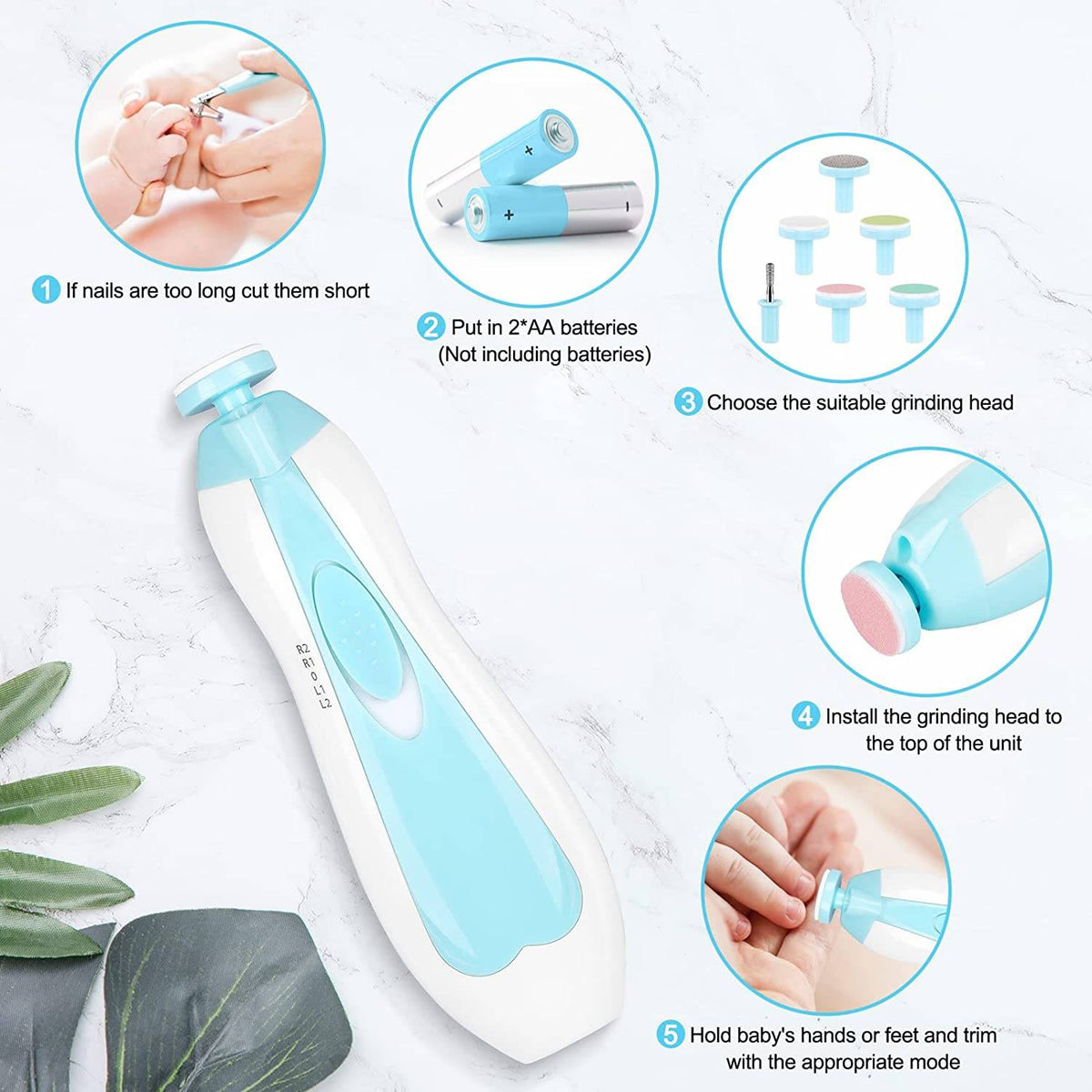 Gentle Touch Nail Care System for Babies and Adults