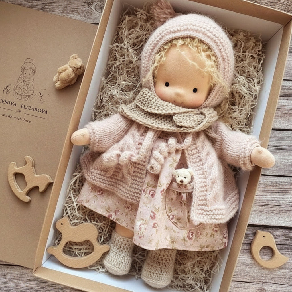 CuddleMate - Artisan Cotton Doll for Creative Playtime Adventures