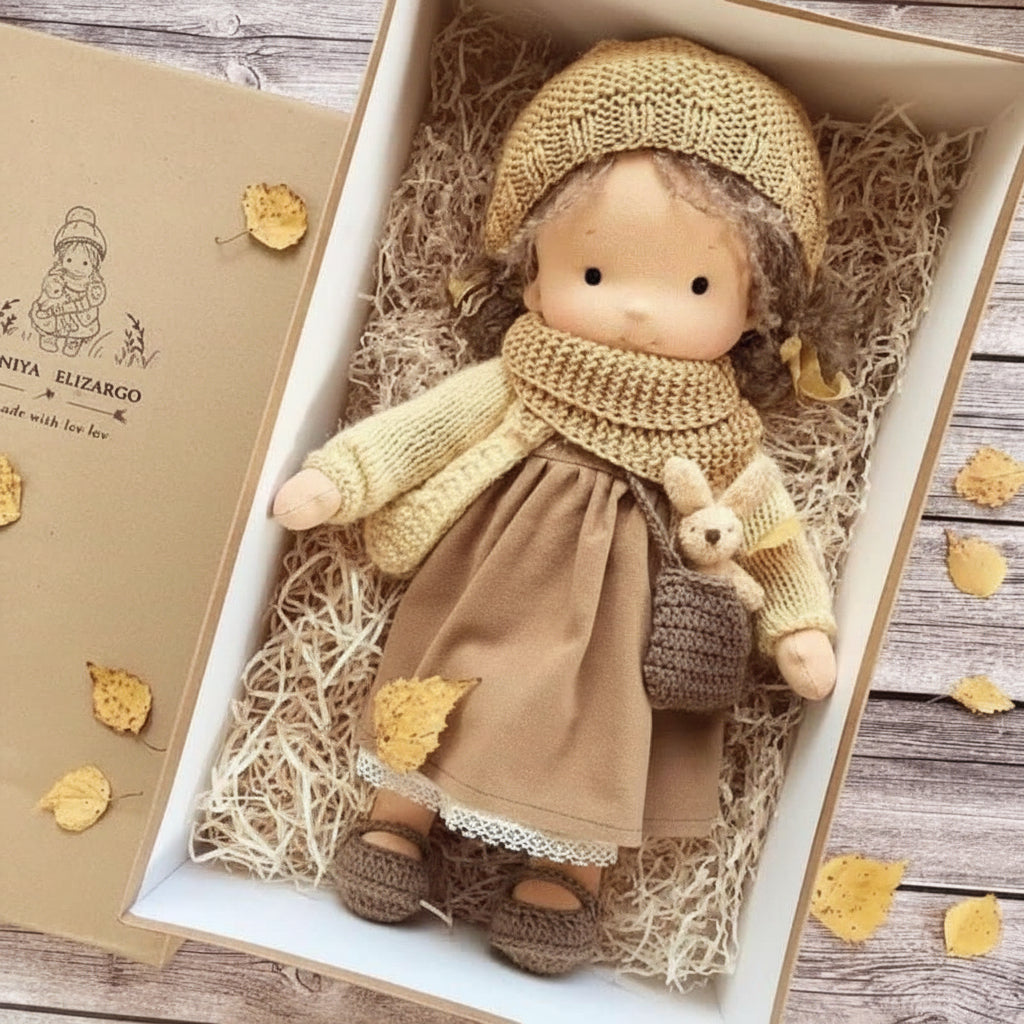 CuddleMate - Artisan Cotton Doll for Creative Playtime Adventures