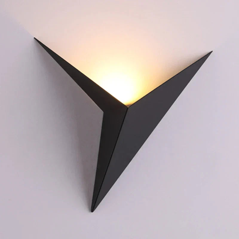 Triangular Contemporary Wall Light Fixture