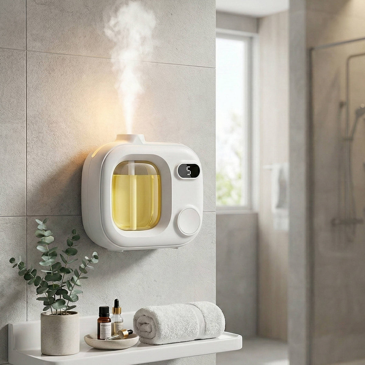 Smart Wall-Mounted Air Refresher - Effortless Freshness Anytime