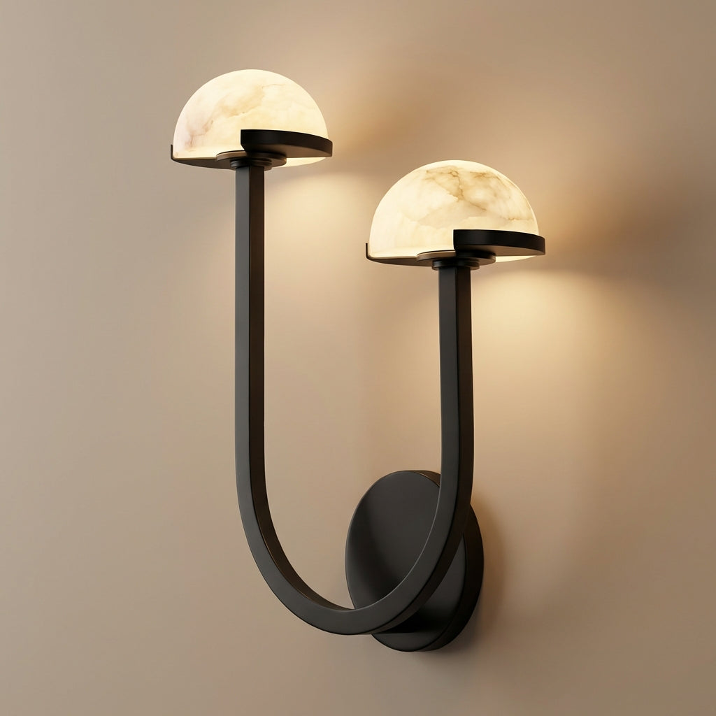Mounted Mushroom Light Fixture for Wall