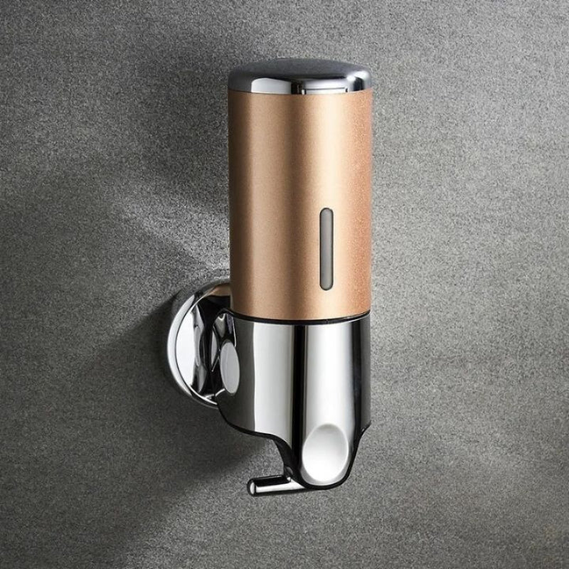 Sleek Wall-Mounted Liquid Dispenser – 500ml Capacity for Soap & More
