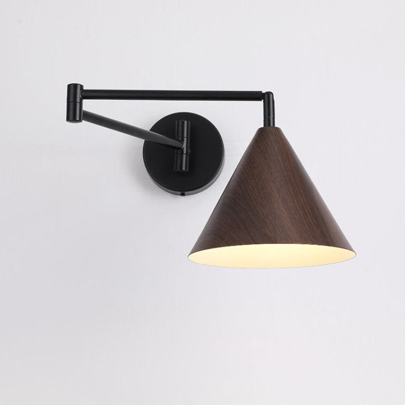 Versatile Wall Light Fixture with Adjustable Swing Arm