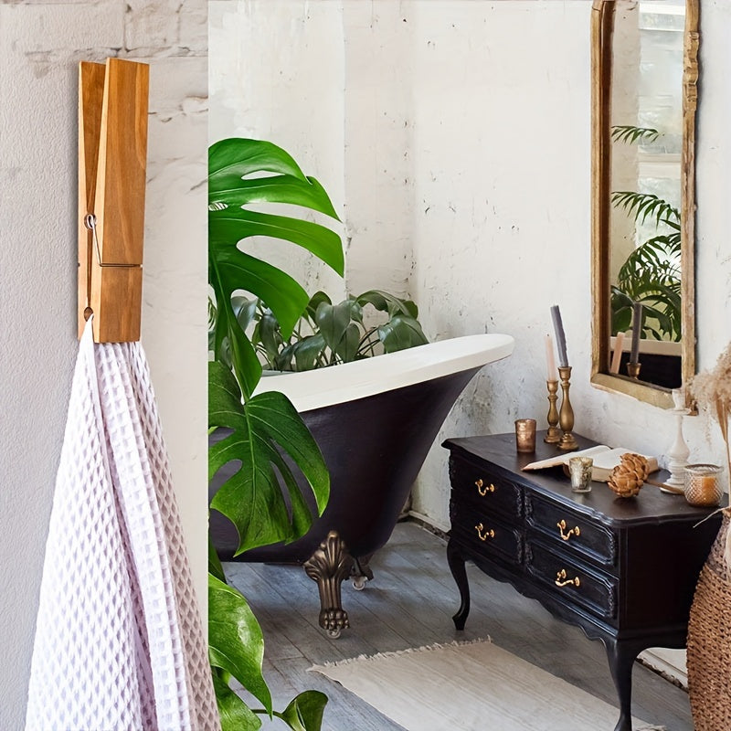 Wooden Towel Holder for Wall Mounting