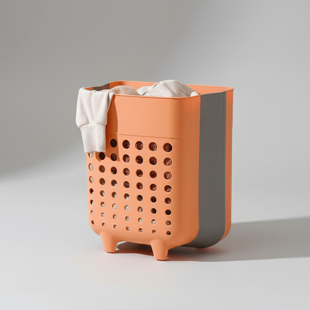 Foldable Wall-Mounted Laundry Basket