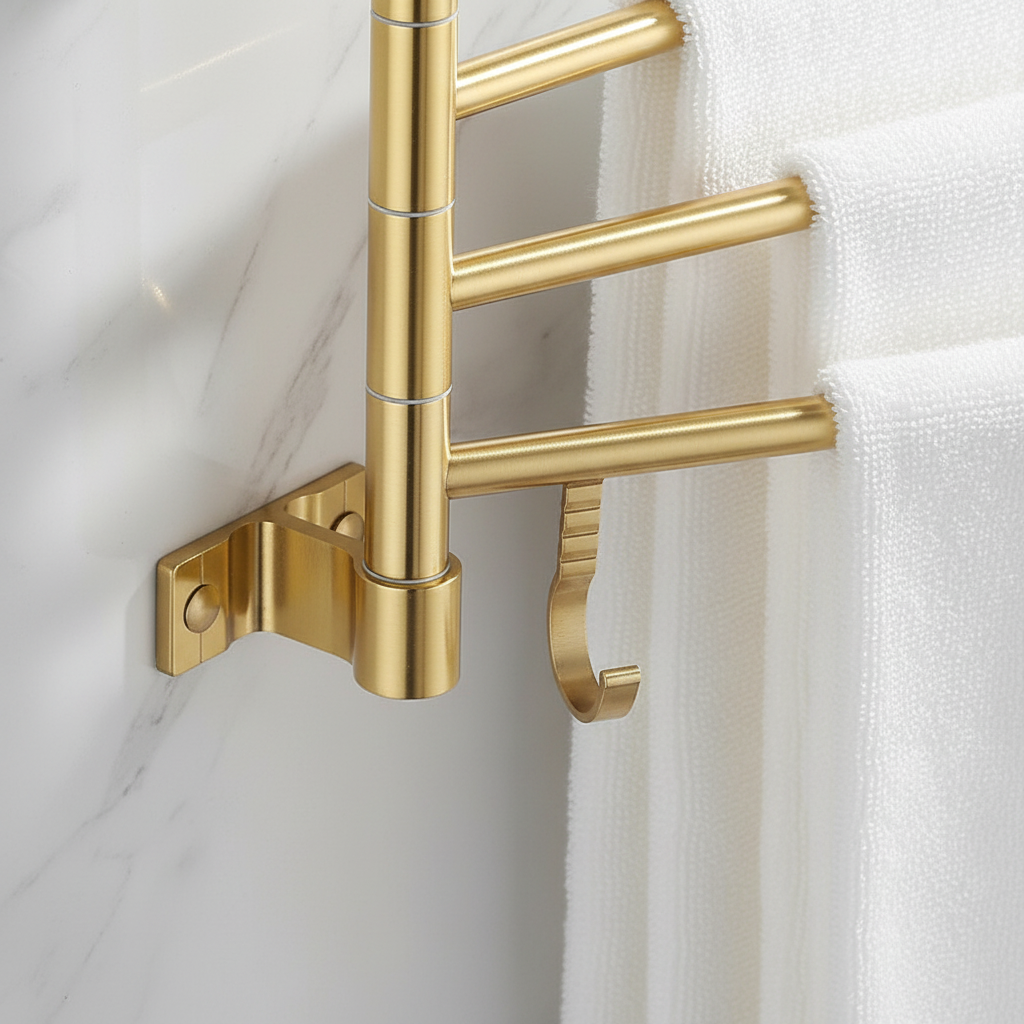 Towel Lattice - Triple Arm Design for Wall Mounting
