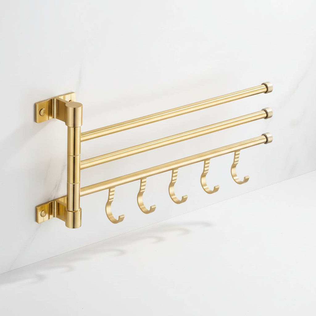 Towel Lattice - Triple Arm Design for Wall Mounting