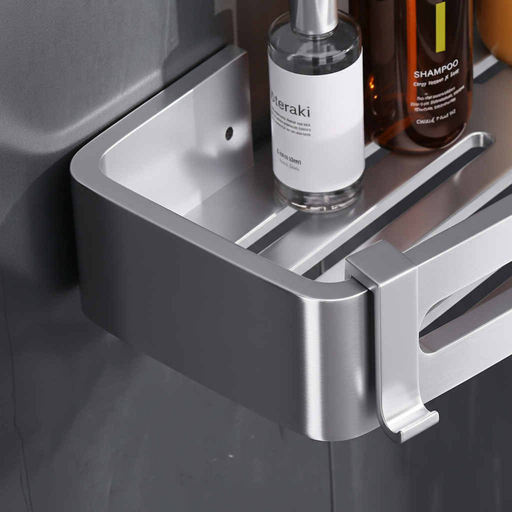 Shower Shelf with Waterproof Design for Bathroom Storage