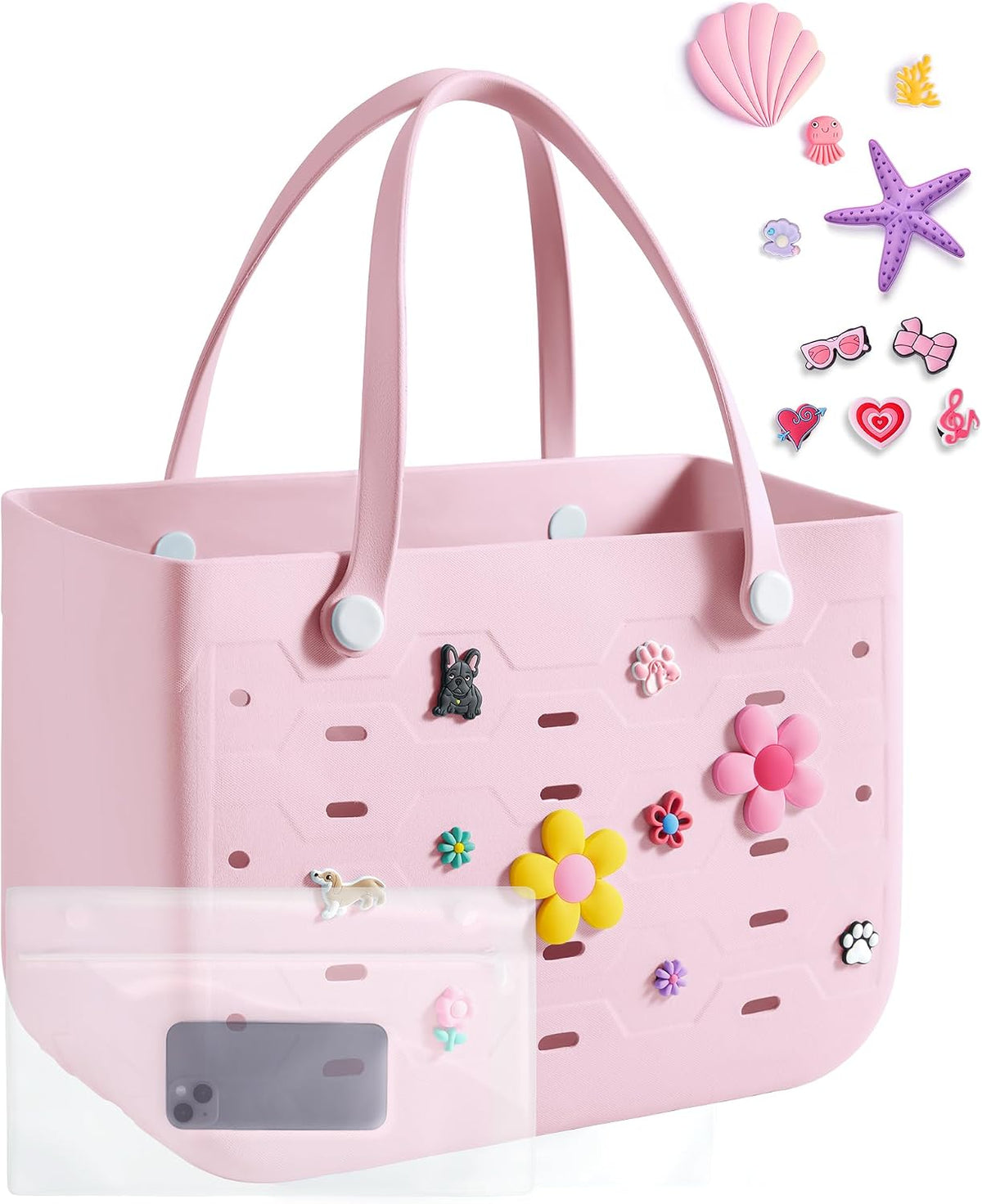 Stylish Waterproof Tote Bag with Removable Wet Compartment