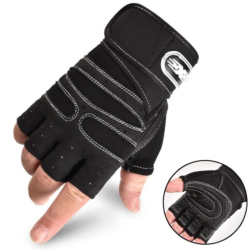 PowerFit | Weightlifting Gloves with Wrist Support & Padding