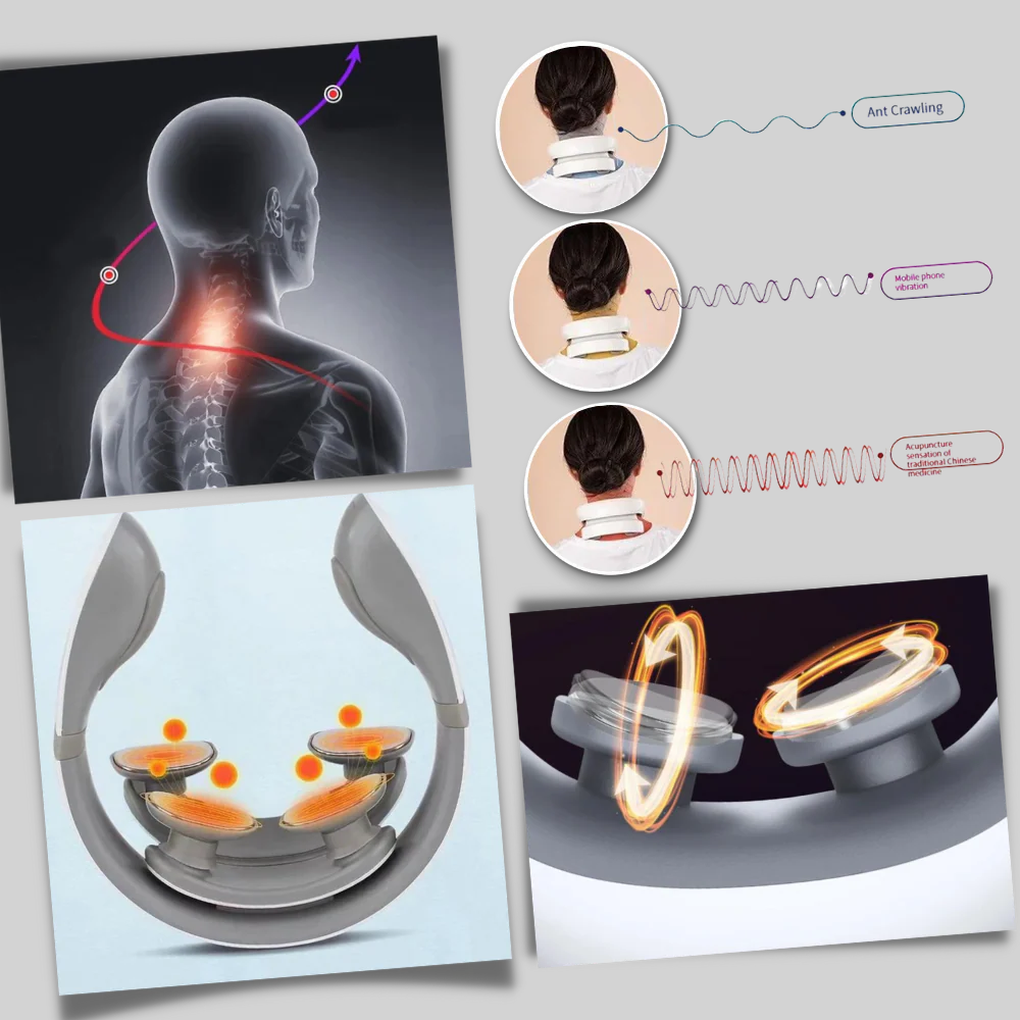 Revitalize Pro | Adjustable Electric Neck and Shoulder Massager for Stress Relief