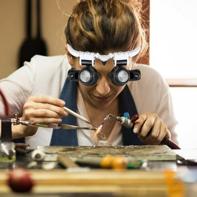 VisionPro | LED Magnifying Headset for Precision Tasks