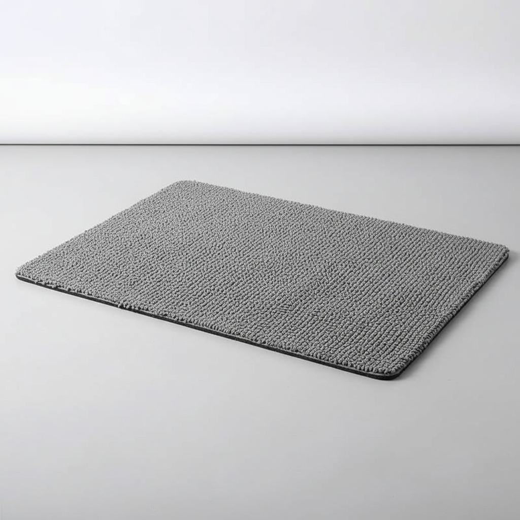 Non-Slip Bath Mat Made of Soft Loofah Material