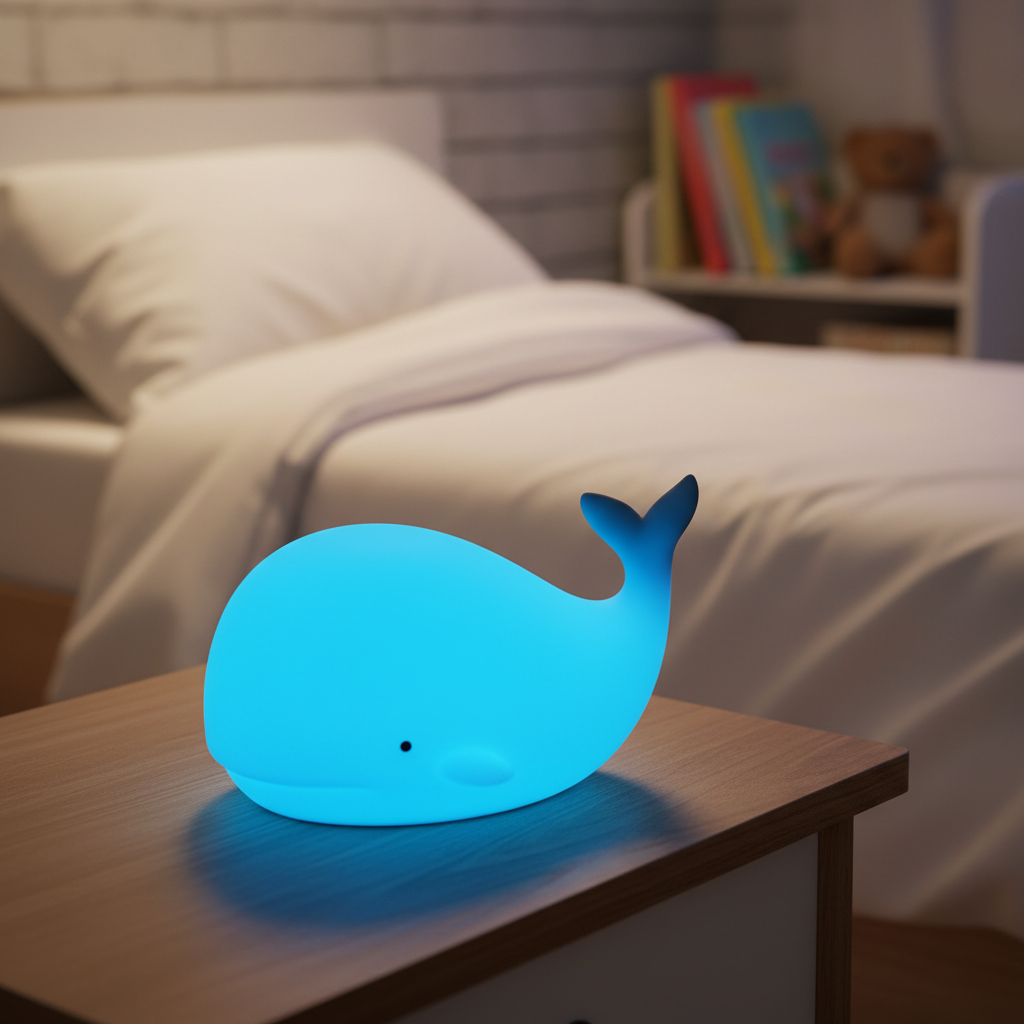Flexible Silicone Night Lamp - Soft Glow Light