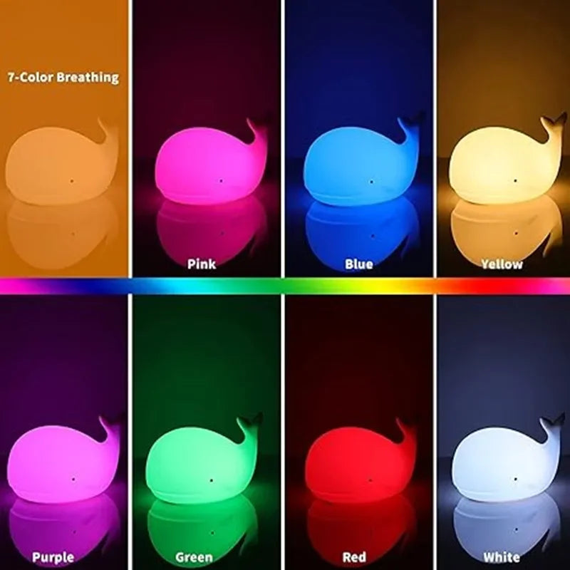 Flexible Silicone Night Lamp - Soft Glow Light
