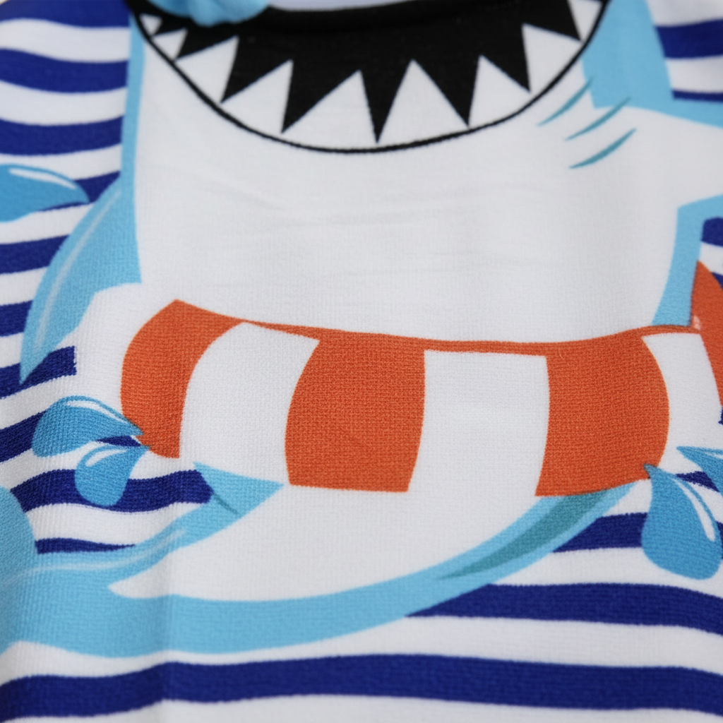 Hooded Soft Bath Towel for Kids - Adventure Theme