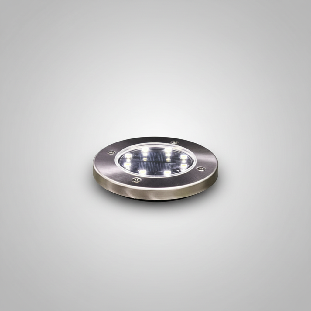 Outdoor Weather-Resistant Light with Stainless Steel Appearance