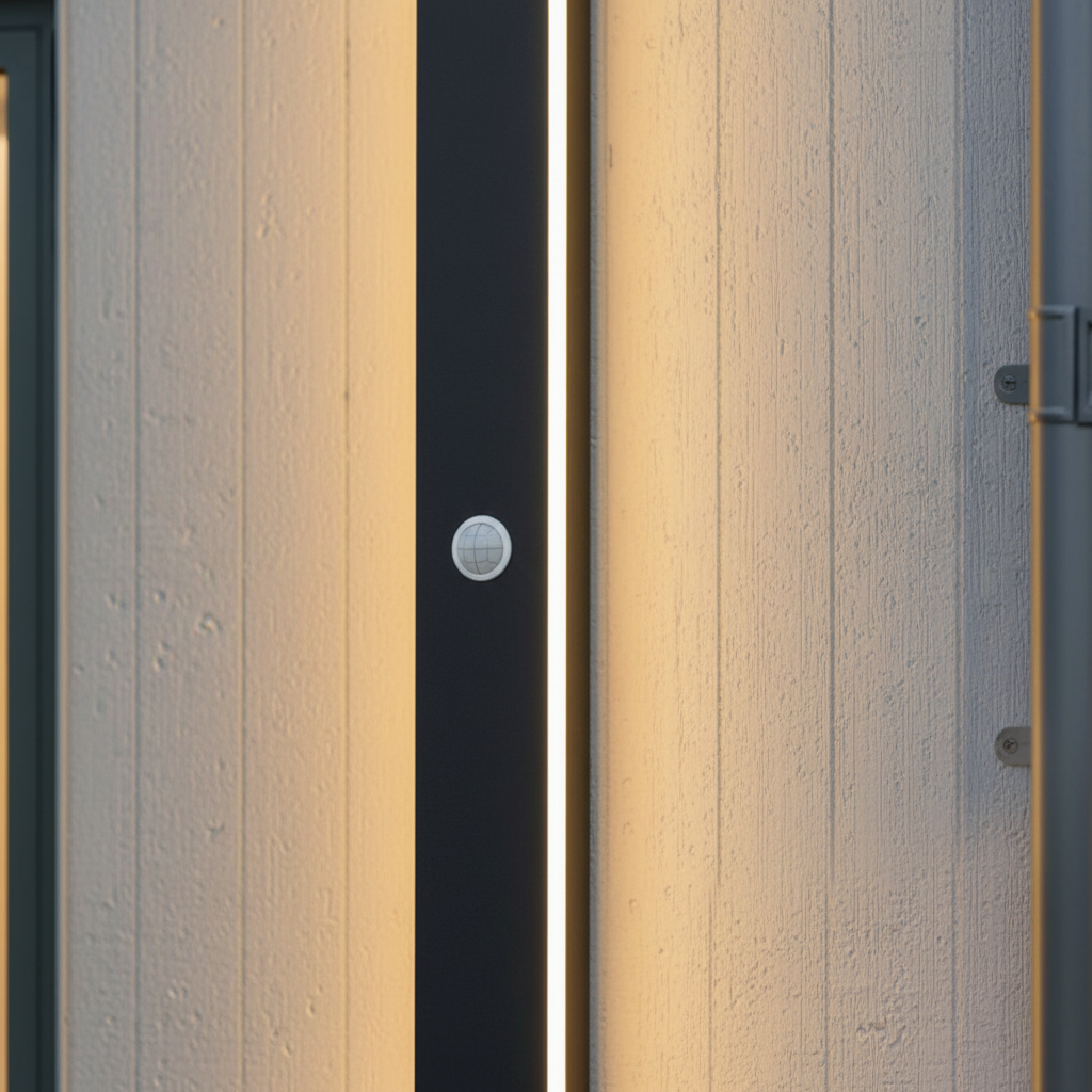 Durable Outdoor Light Fixture - Metal and Acrylic Construction