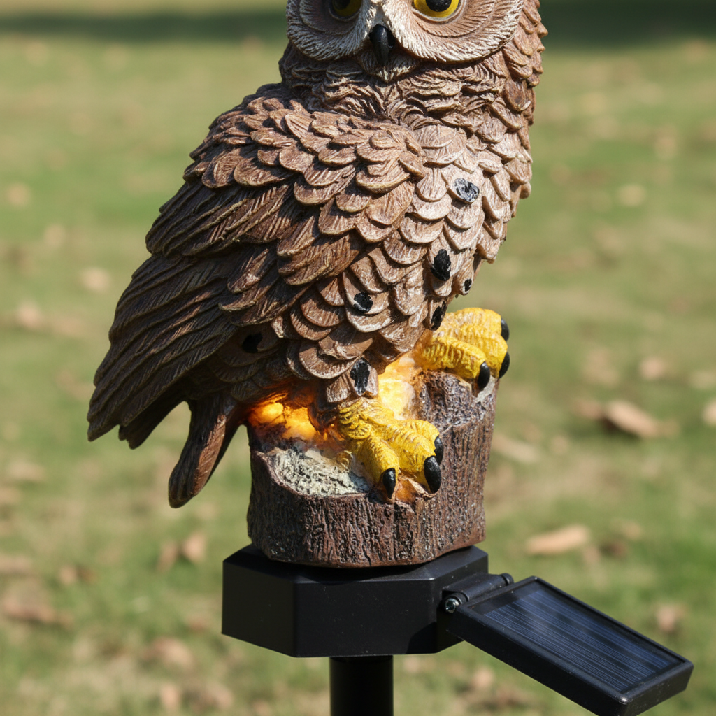 Outdoor Decorative Light Sculpture for Gardens - Weather Resistant