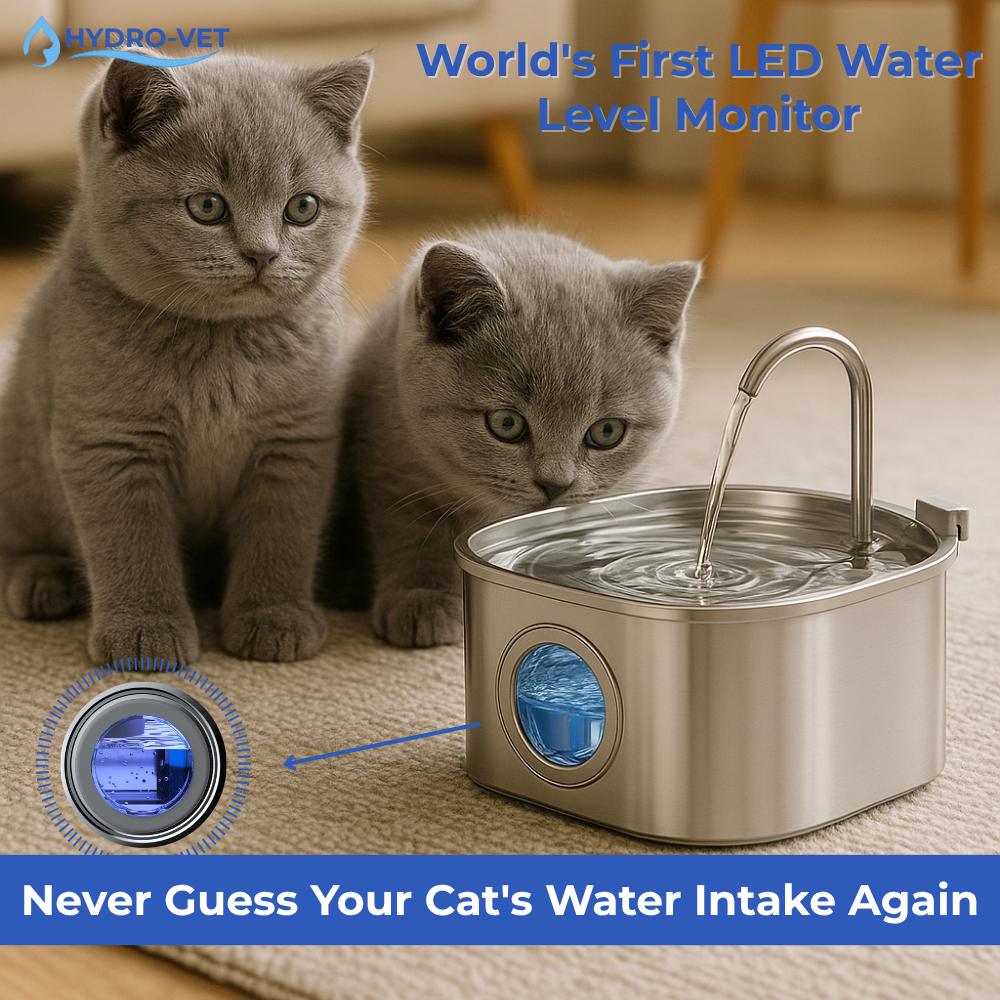 Ultra-Quiet Pet Water Fountain with Enhanced Filtration | 3.2L Capacity