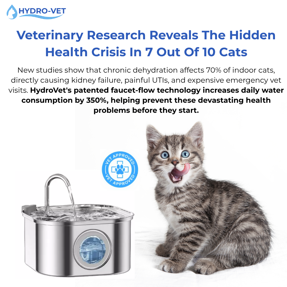 Ultra-Quiet Pet Water Fountain with Enhanced Filtration | 3.2L Capacity