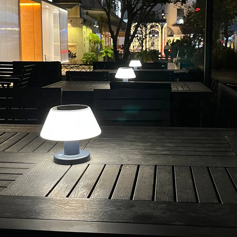 Portable Solar-Powered LED Light for Outdoor Use