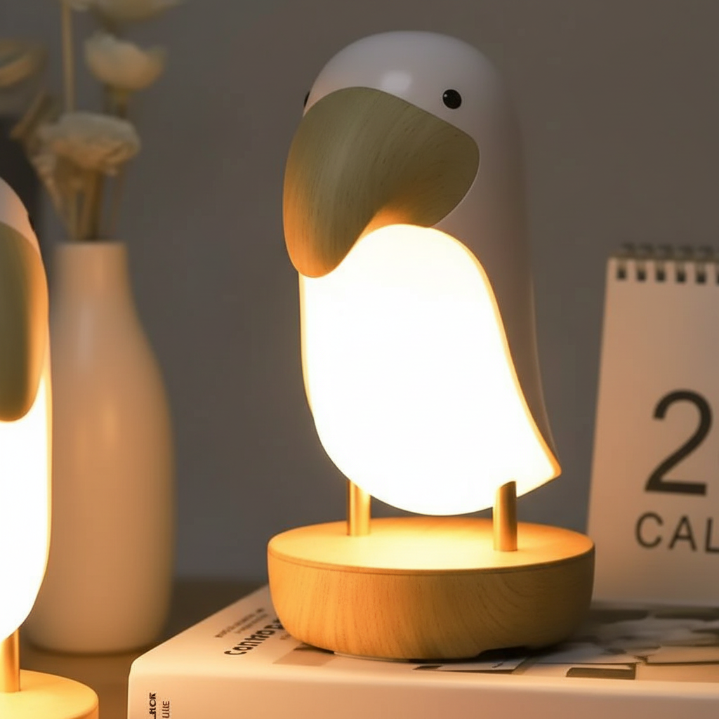 Wireless Rechargeable Desk Lamp - Portable and Adjustable