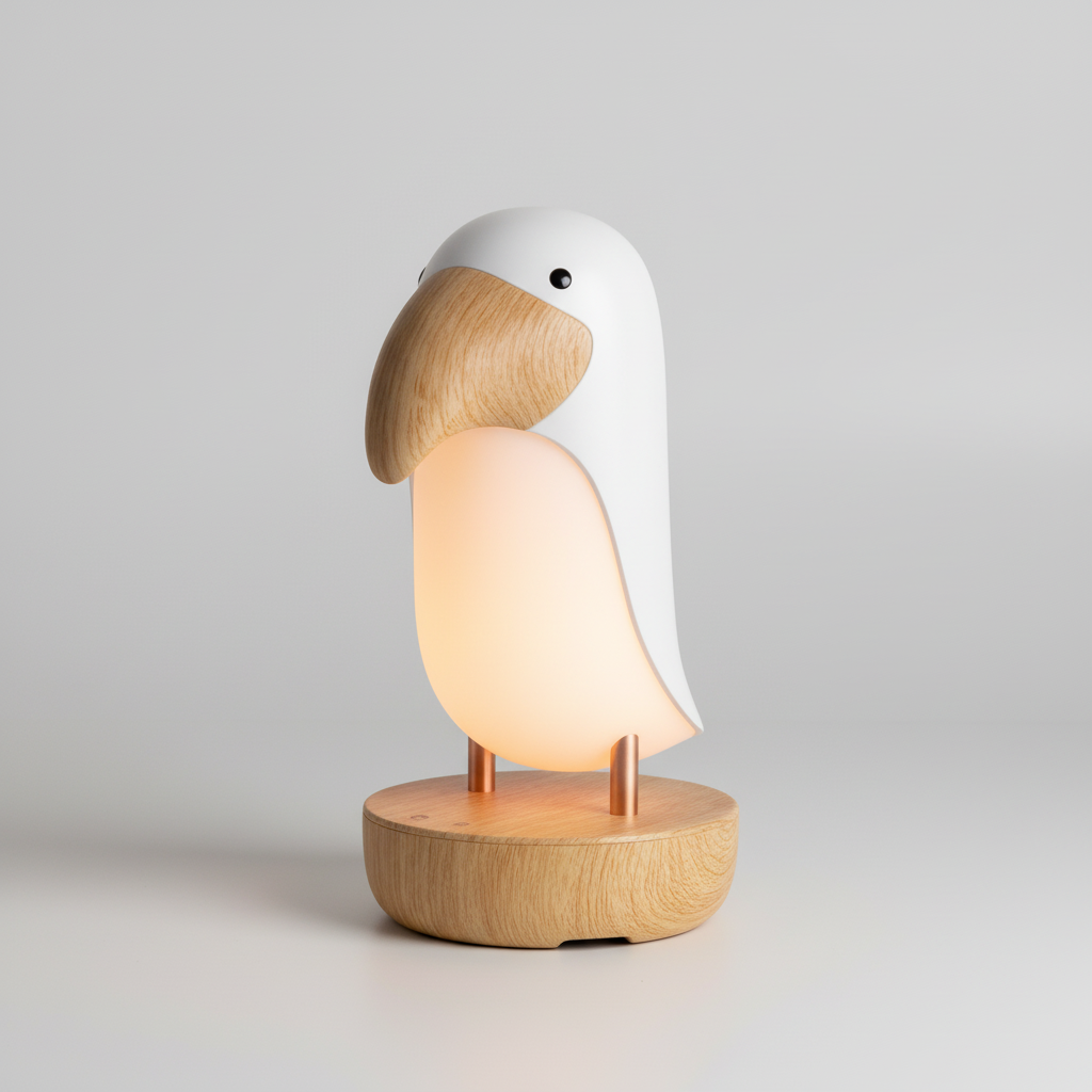 Wireless Rechargeable Desk Lamp - Portable and Adjustable