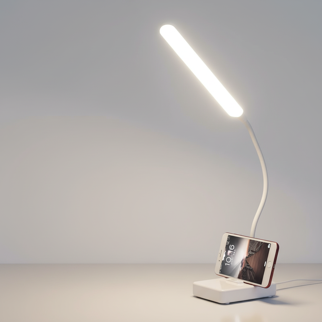 ABS Rechargeable Desk Light - Flexible Design