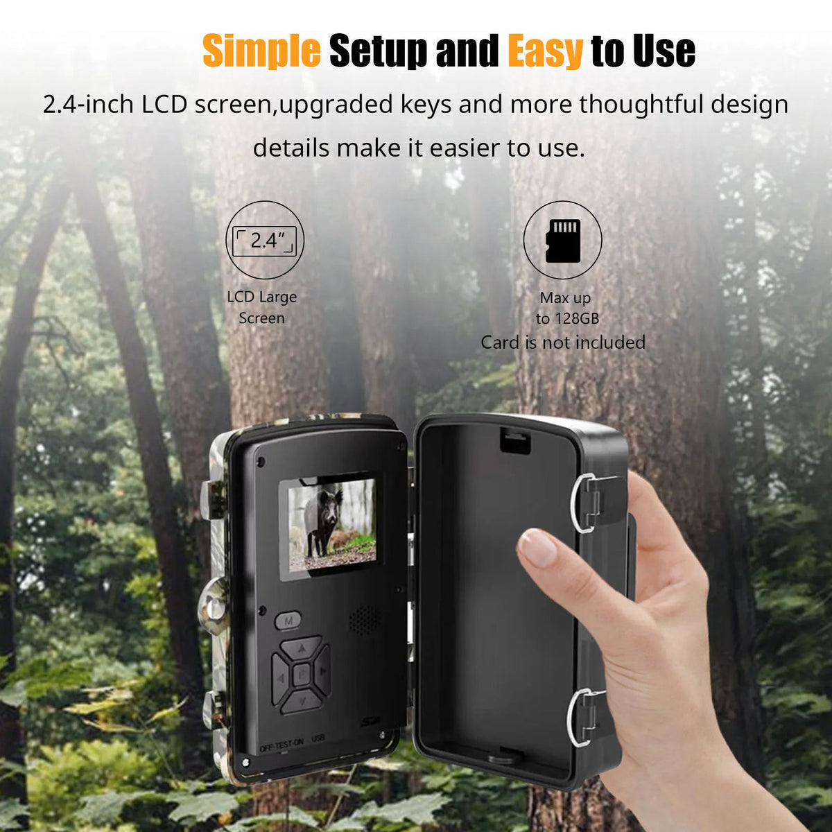 NatureWatch Pro | HD Night Vision Wildlife Monitoring Camera