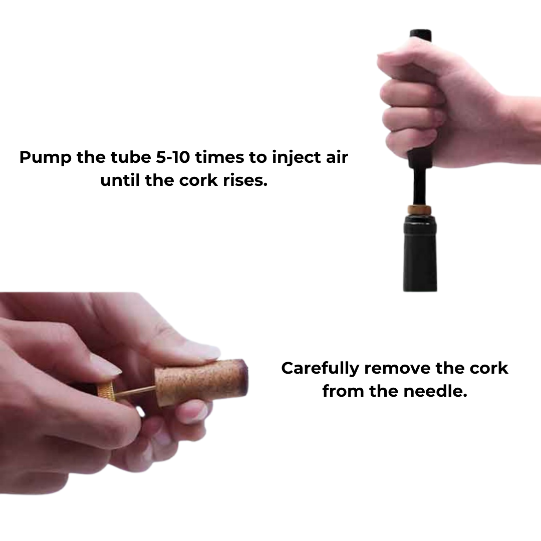 Effortless Wine Opening Tool with Air Pressure Technology