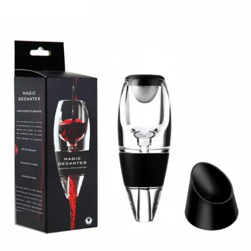 Elegant Wine Aeration Kit with Filter and Display Holder