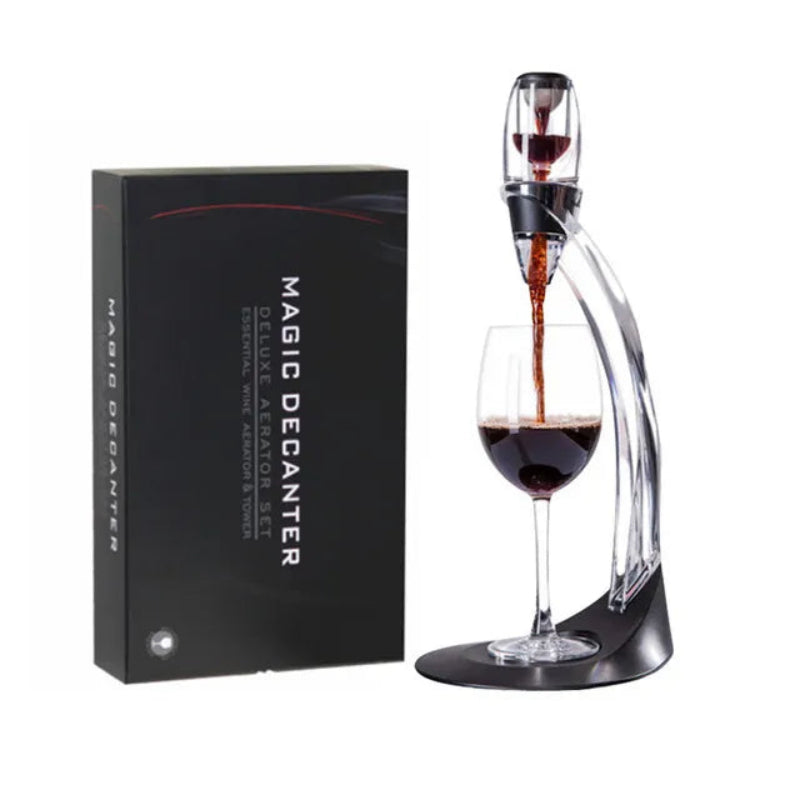 Elegant Wine Aeration Kit with Filter and Display Holder