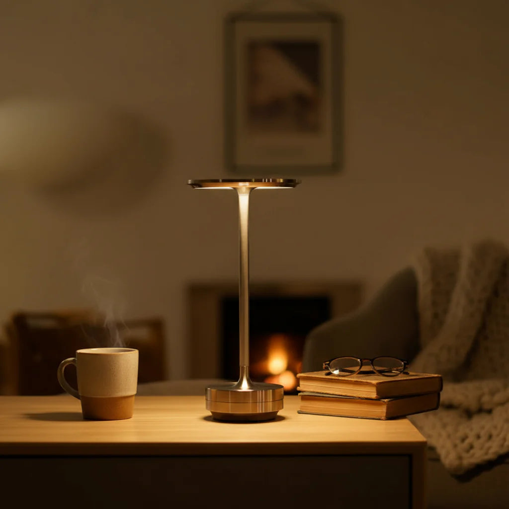 Portable LED Lamp with Touch Control & Waterproof Design