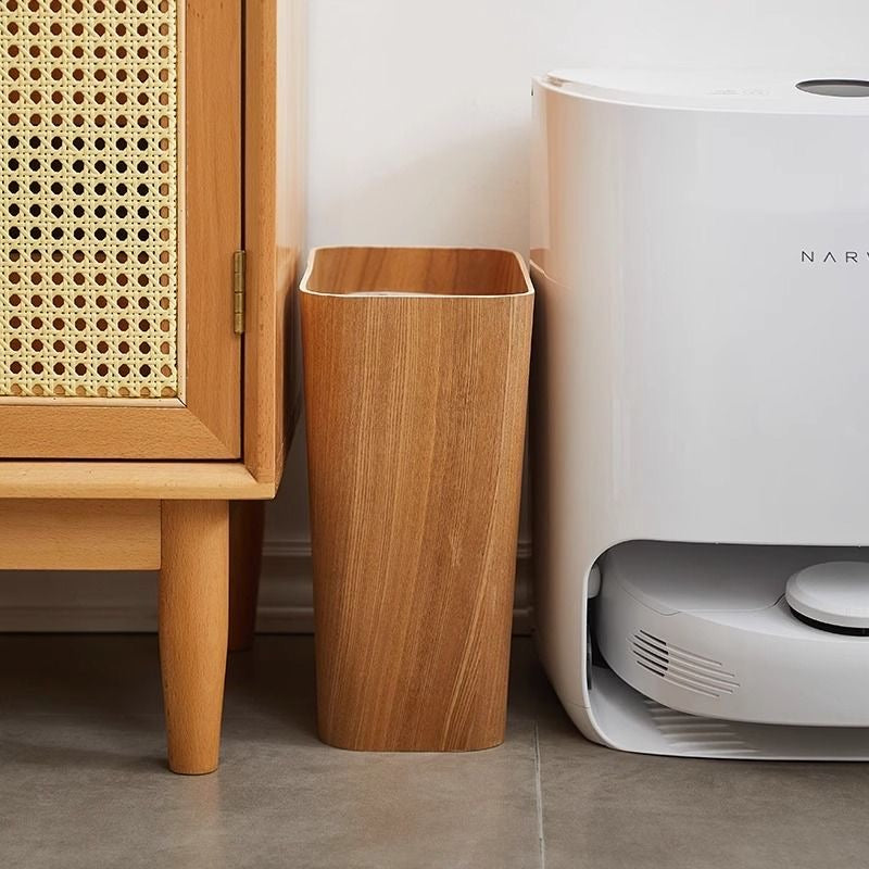 Elegant Dual-Layer Kitchen Waste Bin with Rotating Lid