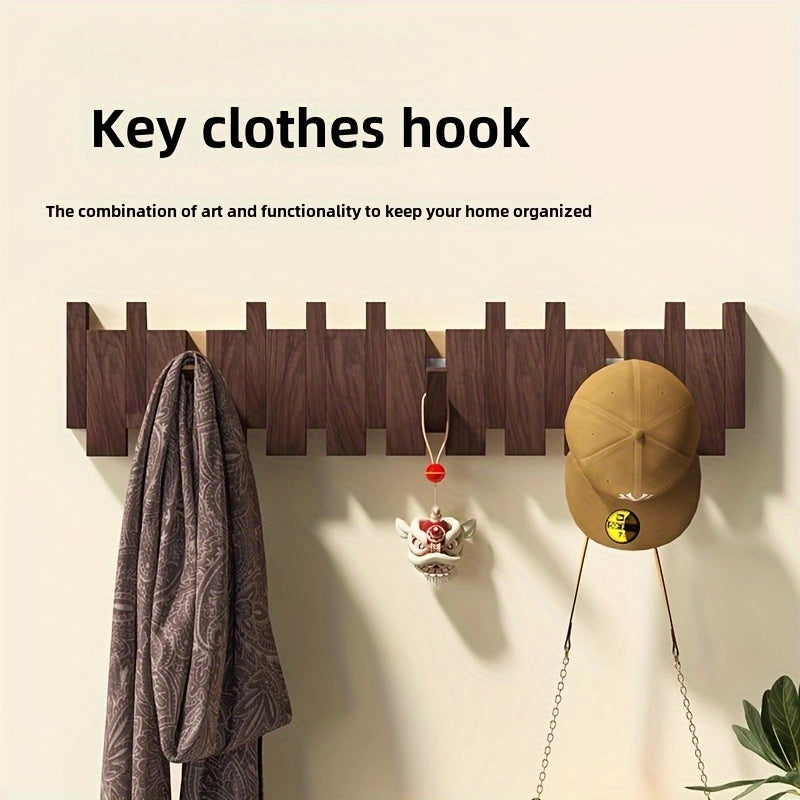 Chic Foldable Key-Style Wall Hooks for Effortless Organization